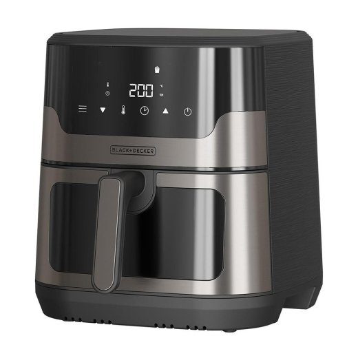 Black+Decker BXAF8001E 1700W 8L aliejaus laisvas gėrimo skarstytuvas juodas