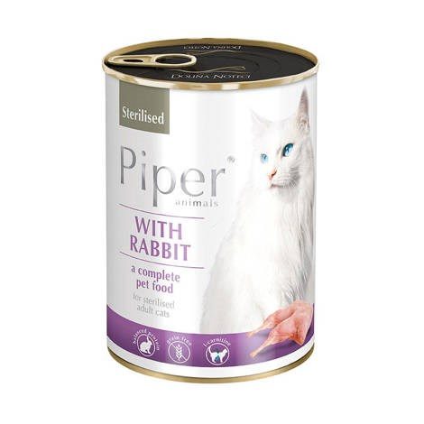 Dolina Noteci Piper Animals Sterilised küülikuga - märgkassitoit - 400g