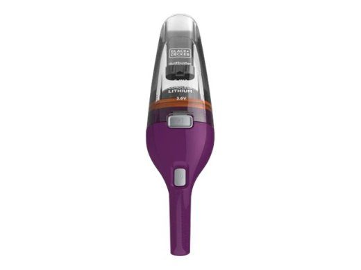 BLACK+DECKER NVC115W DustBuster 8W 0.385L Aubergine spalvos dulkių siurblys