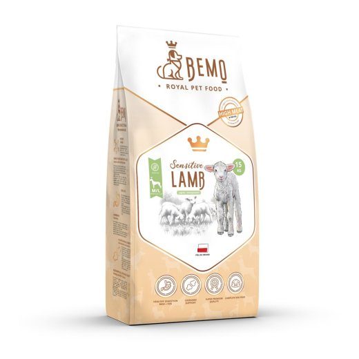BEMO Sensitive Lamb Medium/Large Kuiv Kassitoit 15kg