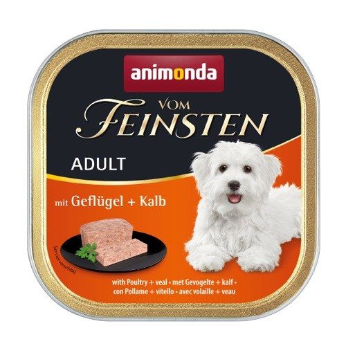 ANIMONDA Vom Feinsten Adult Poultry and veal - niiske koeratoit - 150g