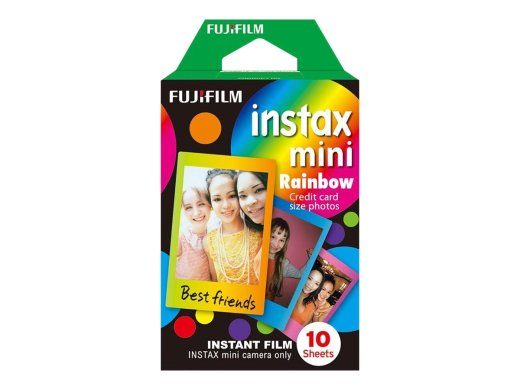 Fujifilm Instax Mini Rainbow Hetkevärvilisfilm ISO 800