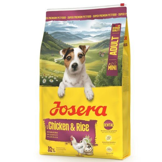 JOSERA Täiskasvanu Mini Kana ja kaeraga - kuiv koeratoit - 10kg
