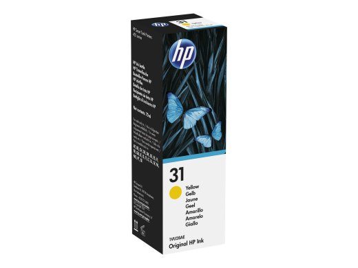 HP 31 Kollane 8,000 lehe täistindipudel 1VU28AE