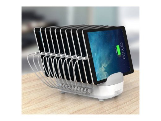 Compulocks 10 prievadų USB įkrovimo stotelė su kištuku Opladningsstation 5V