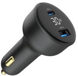 Gembird USB 2-portiga auto-laadija 30W