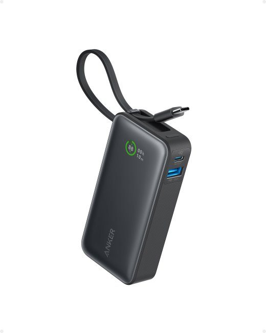 Anker A1259G11 Power Bank 10000mAh 1xUSB-C 1xUSB-A Must