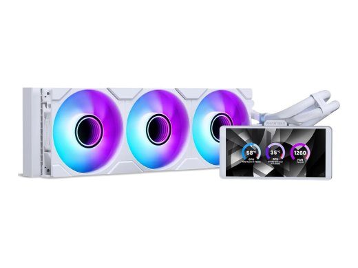 Phanteks Glacier One 360M25 LCD veejahuti 1-pack valge 120 mm