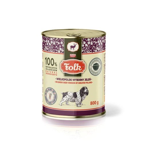FOLK Splendid Suur-Poland haneliha - märg koeratoit - 800g