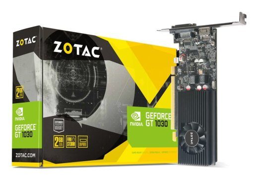 Zotac ZT-P10300A-10L graafikakaart NVIDIA GeForce GT 1030 2 GDDR5