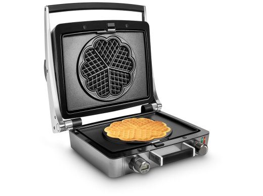 Fritel WaffleTastic CW 3668 širdies formos vaflių keptuvė Metallic Anthracite
