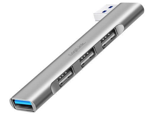 LogiLink Ultraslim USB-A 3.0 4-Portiline Hub
