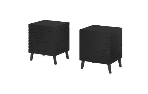 Cama öökapp NOVA 44x40x52 matt must