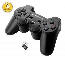 Esperanza EGG108K žaidimų valdiklis, PC, Playstation 3 analoginis/skaitmenas USB 2.0 juodas
