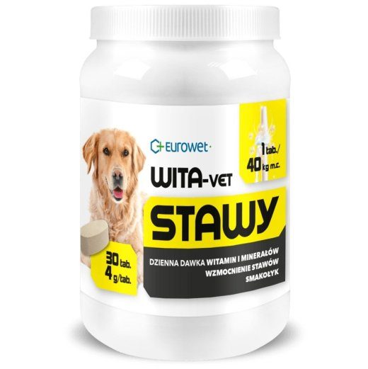 EUROWET Wita-Vet Joints - koerade toidulisandid - 30 tabletti