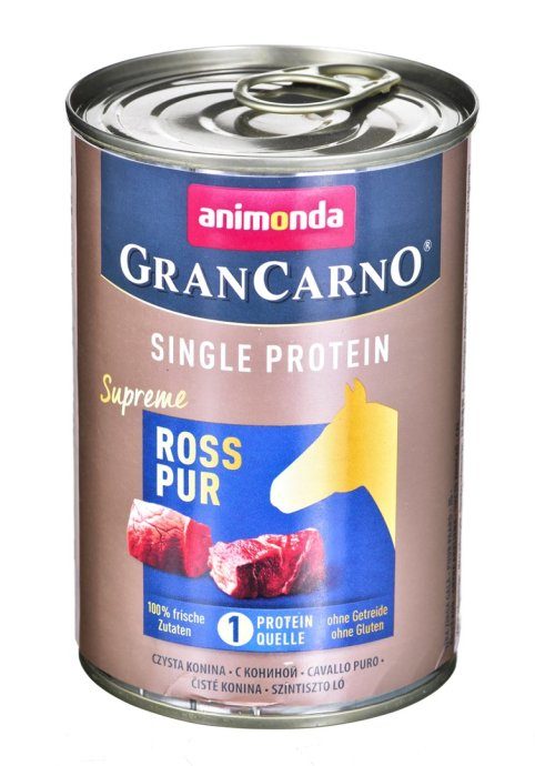 ANIMONDA GranCarno Üksik valkude hobuseliha märgkoeratoit - 400g