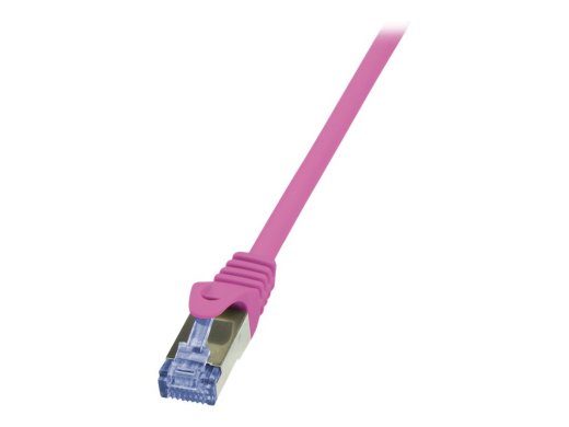 LogiLink PrimeLine CAT 6a SFTP, PiMF 3m roosa lühipaast