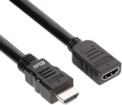 Club 3D CAC-1325 HDMI 2.0 laienduskaabel 5m must