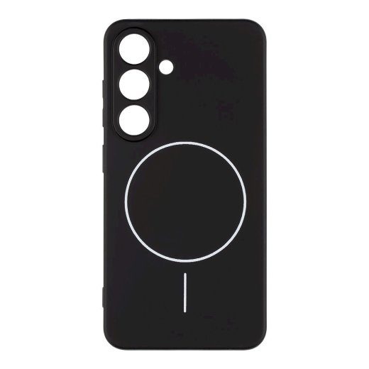 OBAL:ME MagNetix matt TPU ümbris Samsung Galaxy S25 jaoks / must