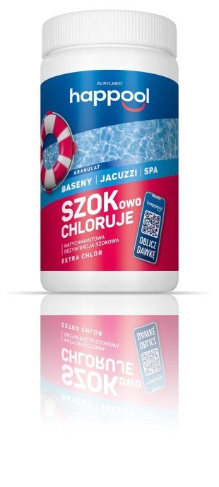 Acrylmed EXTRA CHLOR kristallid ujula vee algade, seente ja bakterite tõkestamiseks, 1 kg