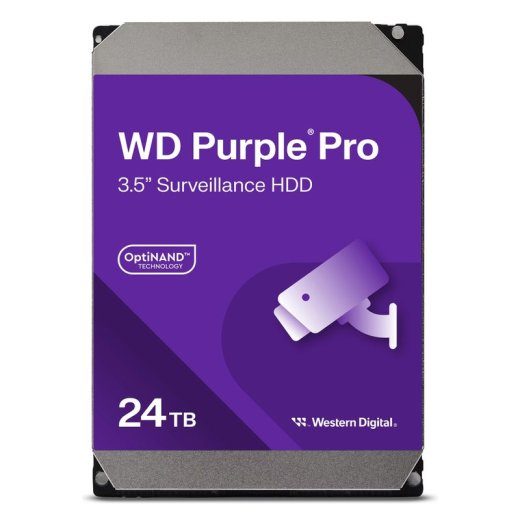 WD HDD Purple Pro WD241PURP - 24 TB - 3.5" - SATA 6/s