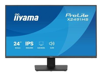 iiyama ProLite X2491HS-B1 24-tolline 1920x1080 (Full HD) 120Hz HDMI DisplayPort monitor