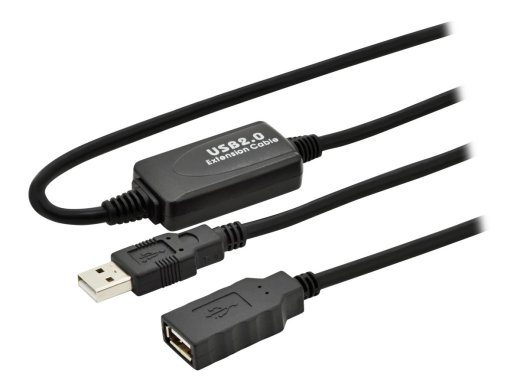 Digitus Active USB 2.0 Repeater/Extension Cable DA-73100-1 USB 2.0 USB A (Female)
