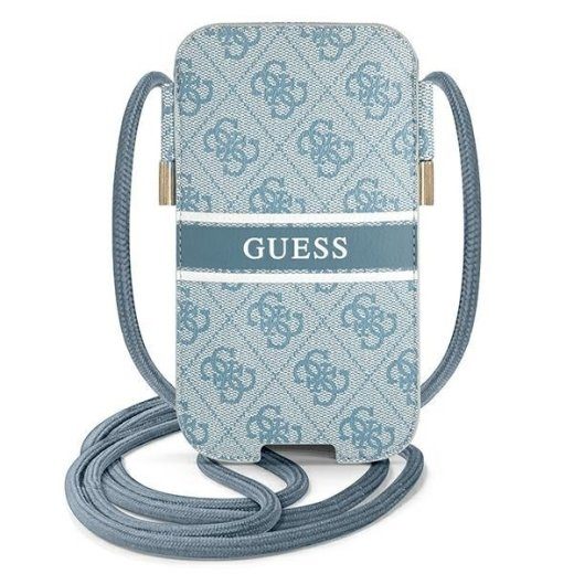 Guess Käekott GUPHL4GDBL 6,7" sinine kõva kest 4G Triip