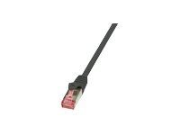 LogiLink PrimeLine CAT 6 SFTP, PiMF 1m must lühipaast