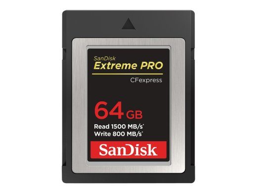 SanDisk Extreme Pro CFexpress kaart 64GB 1500MB/s