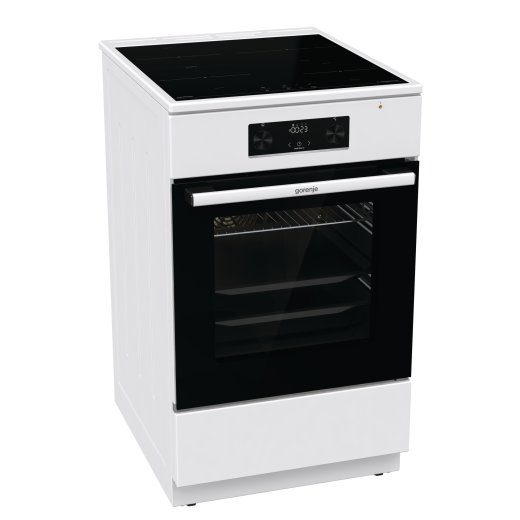 Gorenje Köögiriist GEIT5C60WPG Pliidiliigend Induktsioon Ahju tüüp Elektriline Valge Laius 50 cm Sügavus 59,4 cm Grilling Energia efektiivsusklass...