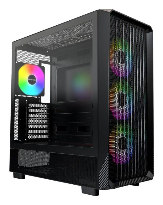 Case MONTECH X5 MidiTower Not included Colour Black