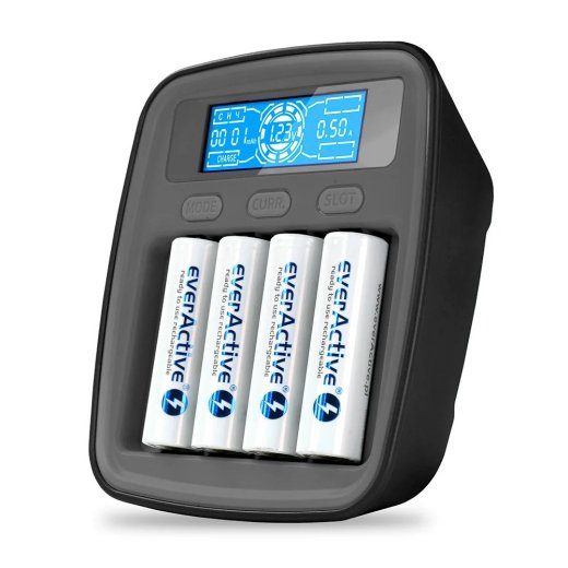 Laadimislaud Ni-MH USB-C everActive NC1000MV2