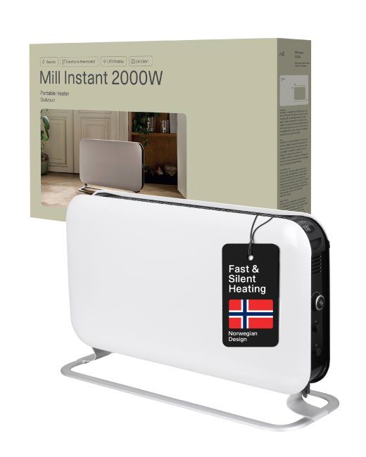 Mill küttekeha SG2000LED 2000 W Võimsustasemeid 3 Sobivad ruumidele kuni 5-20 m² Valge