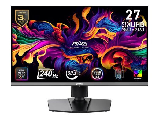 MSI MAG 272UP QD-OLED X24 27 4K (3840 x 2160) HDMI DisplayPort USB-C 240Hz