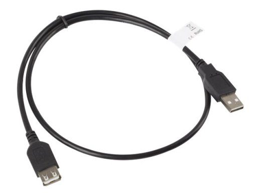 Langberg USB Pikenduskaabel 70cm Must