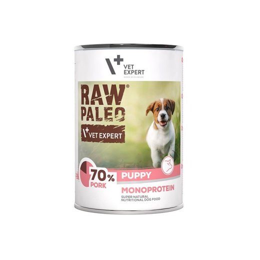 VETEXPERT Raw Paleo Puppy Monoprotein Seap - märg toortoit kutsikatele - 400 g