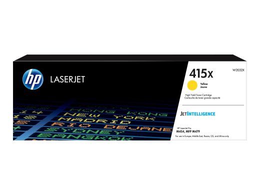 HP 415X Kollane Toner, 6000 Lehekülge W2032X