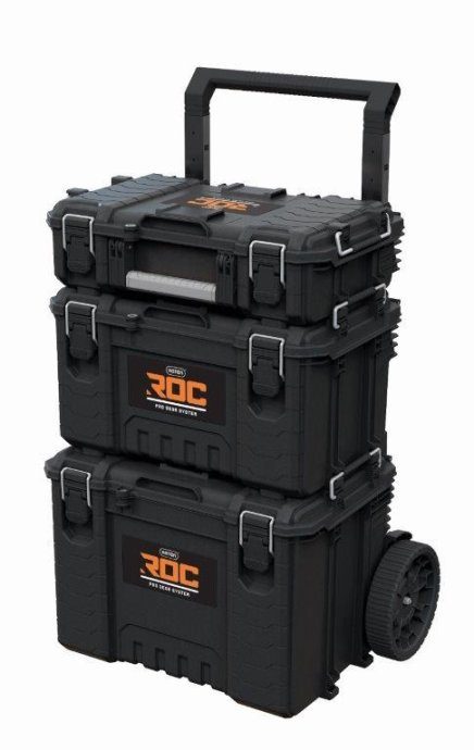 SET OF 3 TOOLBOXES ROC PRO GEAR 2.0 KETER