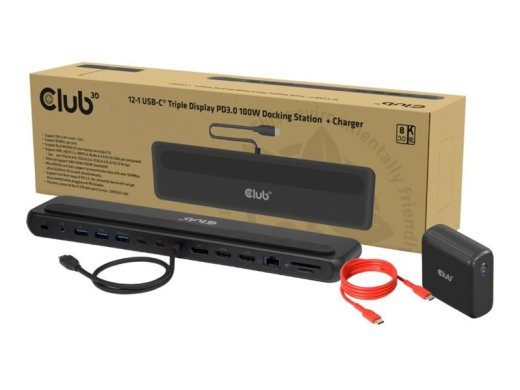 Club 3D USB-C dokkimisjaam