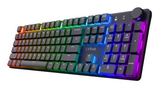 Trust GXT 868 Torix Gaming Keyboard USB + RF Wireless + Bluetooth QWERTY US English Black