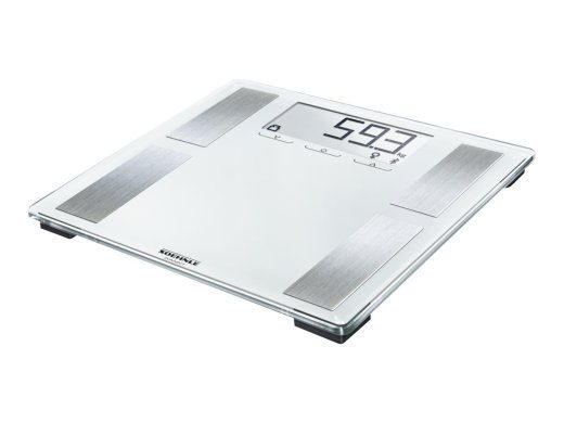Soehnle Shape Sense Connect 100 hõbedaselt läbipaistev vannitoa kaal