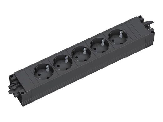 Bachmann STEP BASE 5-pistikupesa 16A must