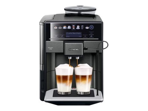 Siemens EQ.6 plus s700 TE657319RW automatinė kavos aparatas tamsus nerūdijantis plienas