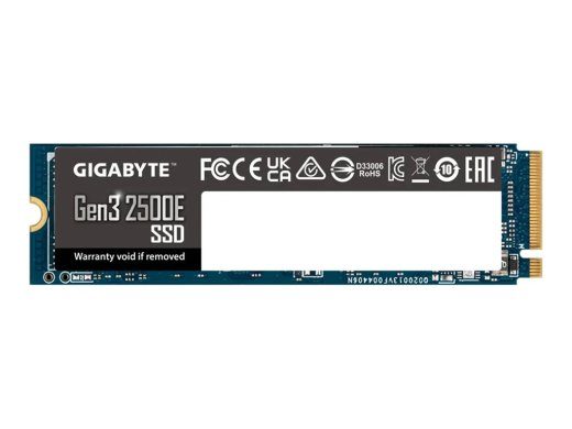 Gigabyte Gen3 kietasis diskas 2500E 500GB M.2 PCI Express 3.0 x4 (NVMe)