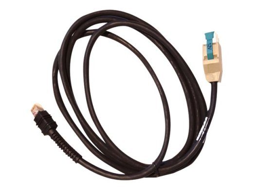 Zebra 8 Pin USB PlusPower (12 V) Mees - 2.13m Tugevdatud USB Kaabel Must