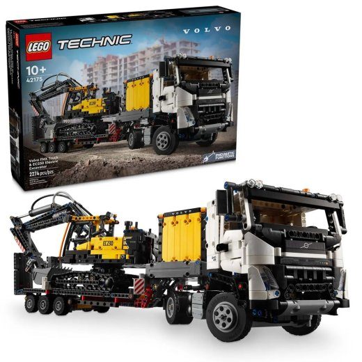 LEGO TECHNIC 42175 Volvo FMX Truck & EC230 Electric Excavator
