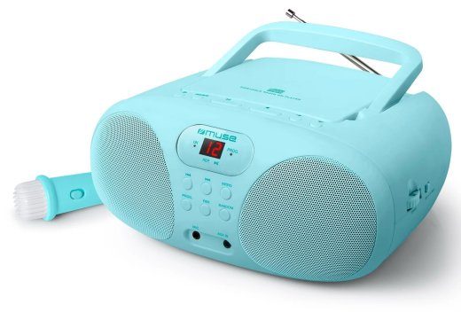Muse Kaasaskantav Lauluradio CD-Mängija MD-203 KB AUX sisse CD-mängija FM-raadio