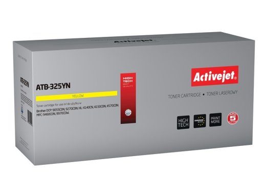 Activejet ATB-325YN taimer (asendus Brother TN-325Y jaoks; Supreme; 3500 lehekülge; kollane)