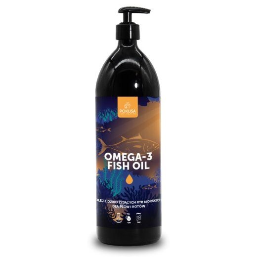 Temptation Omega-3 Fish oil - fish oil for dogs and cats – 500ml